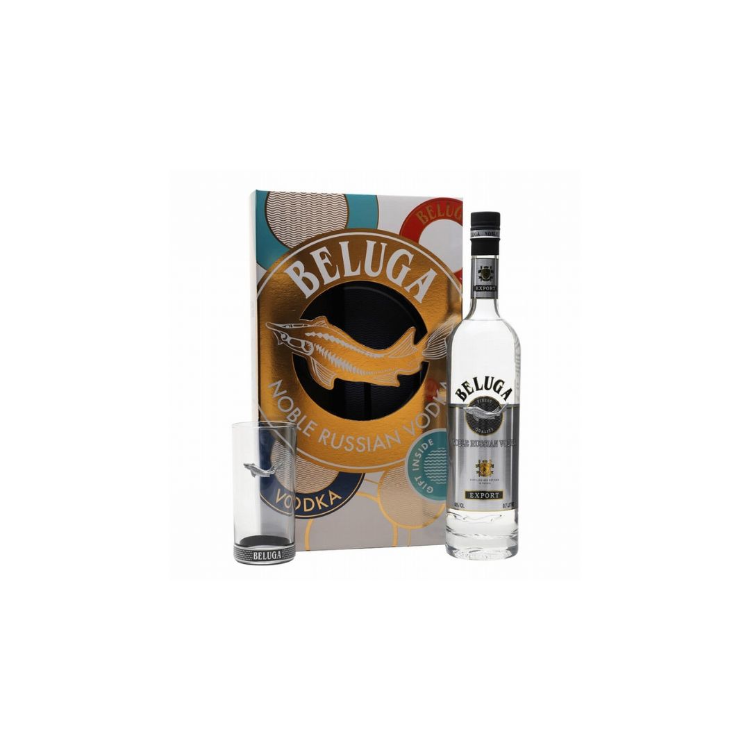 Beluga Noble giftset with Glass