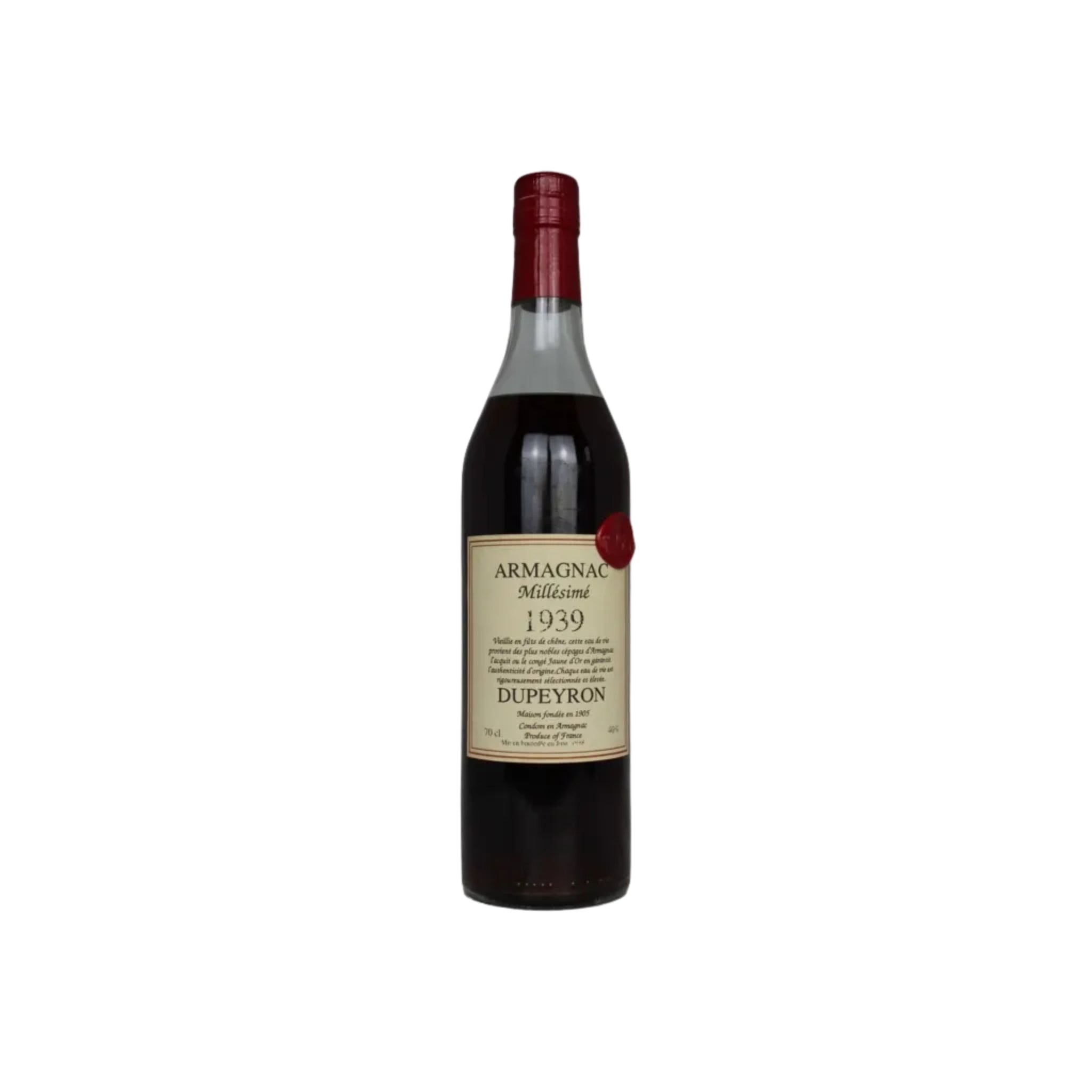 Dupeyron Oldon Armagnac 1939