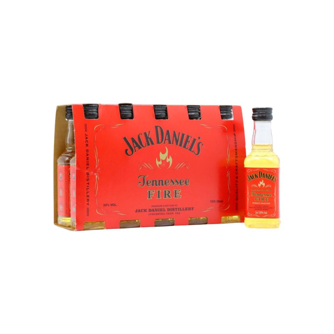 Jack Daniel's Fire Whiskey Liqueur 5cl (12 pack)