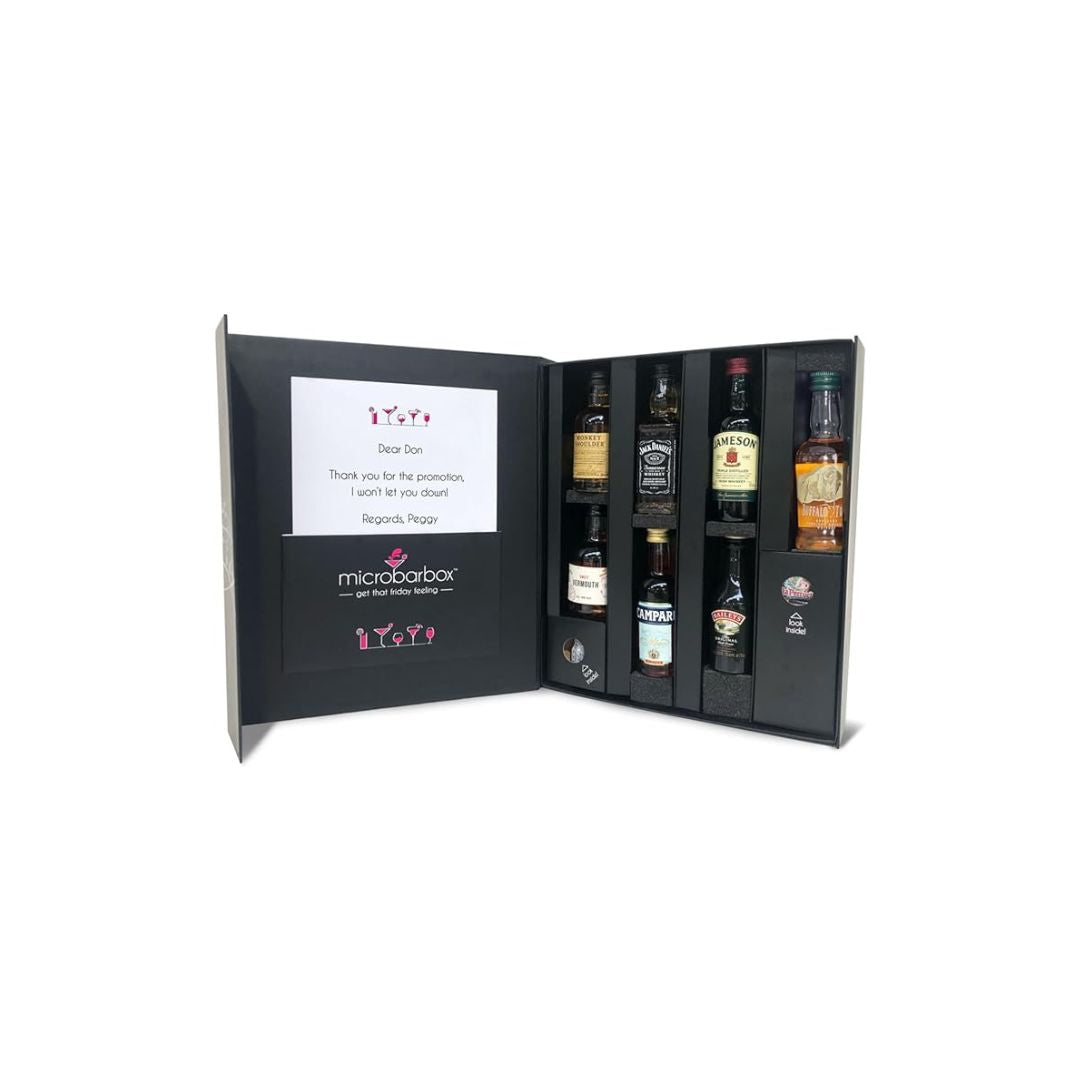 MicroBar Box Whiskey Premium Gift Set