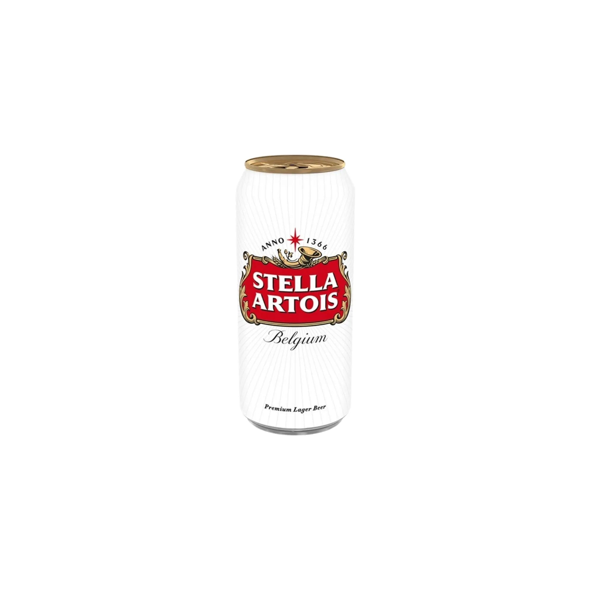 Stella Artois cans