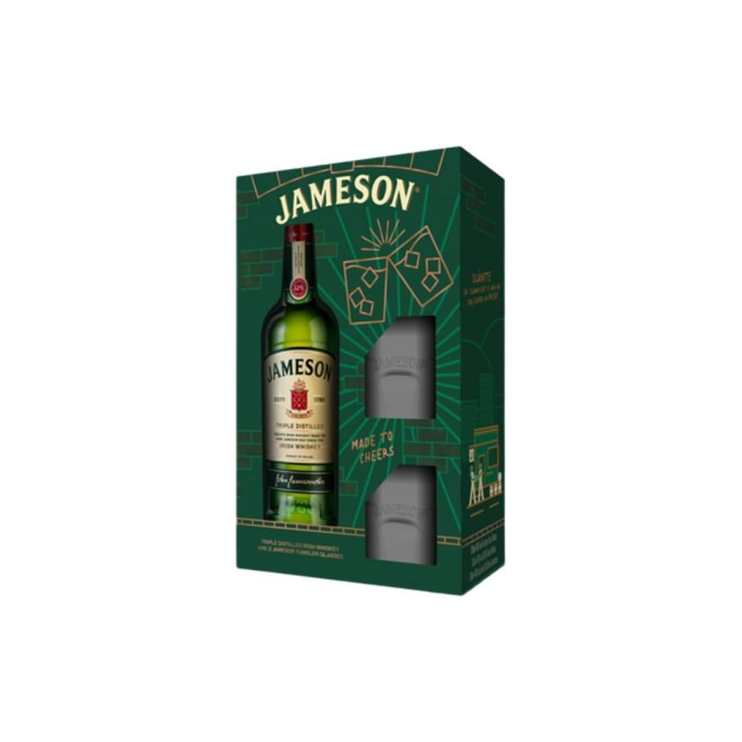 Jameson Irish Whiskey Original and Glasses Gift Set