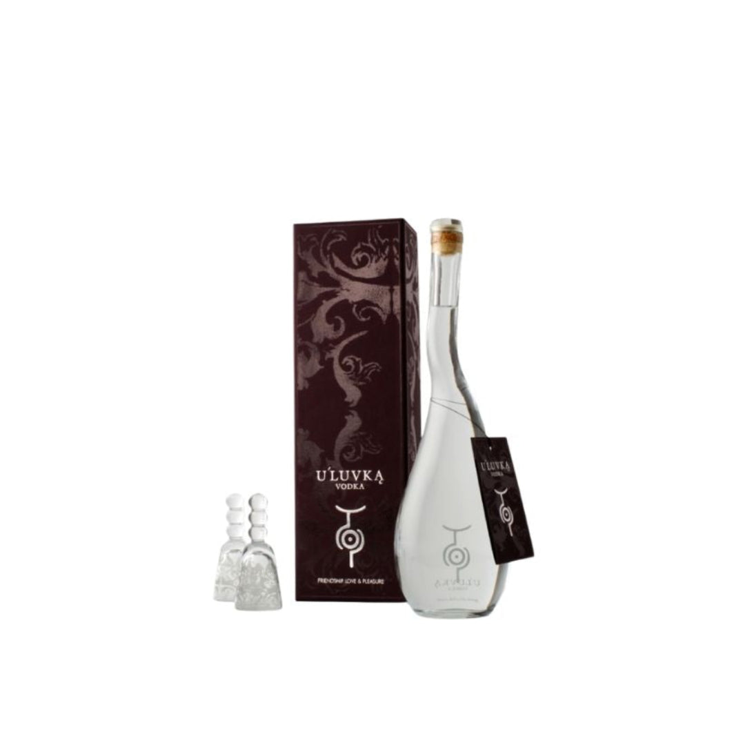 U'Luvka Vodka Gift Pack with Glasses